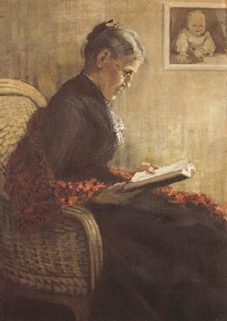 Franz Marc Portrait of the Artist's Mother (mk34) France oil painting art
